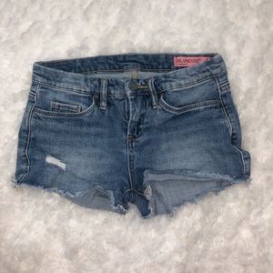 Blank NYC kids blue jean shorts